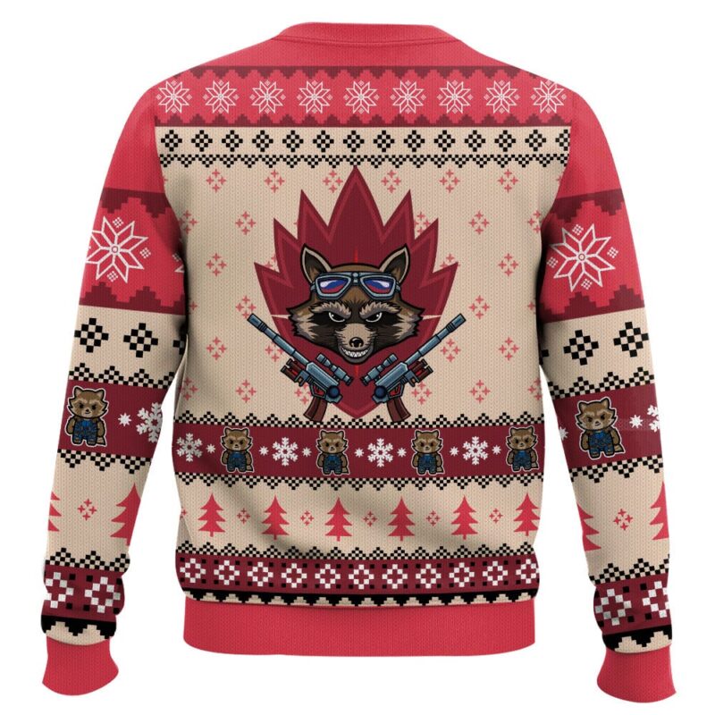 Hooktab Ain't No Thing Like Me Except Me Rocket Raccoon Ugly Christmas Sweater Hooktab Ain't No Thing Like Me Except Me Rocket Raccoon Ugly Christmas Sweater