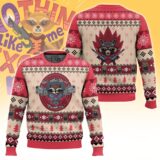 Hooktab Ain't No Thing Like Me Except Me Rocket Raccoon Ugly Christmas Sweater