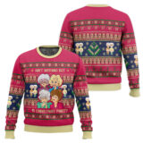 Hooktab Ain't Nothing But Xmas Party The Golden Girls Ugly Christmas Sweater