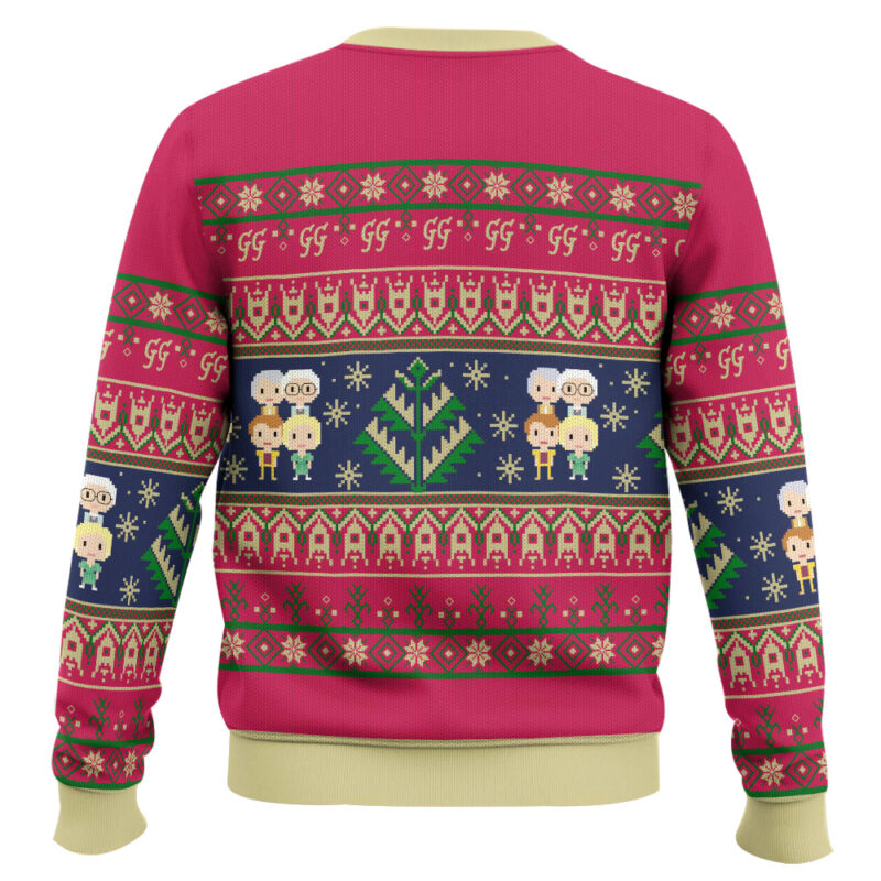 Hooktab Ain't Nothing But Xmas Party The Golden Girls Ugly Christmas Sweater Hooktab Ain't Nothing But Xmas Party The Golden Girls Ugly Christmas Sweater