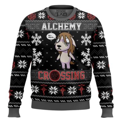 Hooktab Alchemy Crossing Fullmetal Alchemist Ugly Christmas Sweater