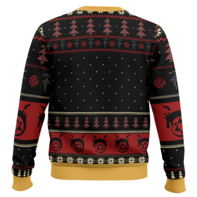Hooktab Alchemy Holidays Fullmetal Alchemist Ugly Christmas Sweater