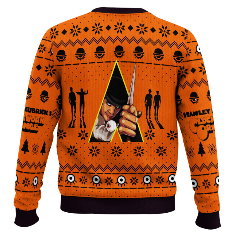 Hooktab Alex A Clockwork Orange Ugly Christmas Sweater Hooktab Alex A Clockwork Orange Ugly Christmas Sweater
