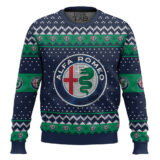 Hooktab Alfa Romeo Ugly Christmas Sweater