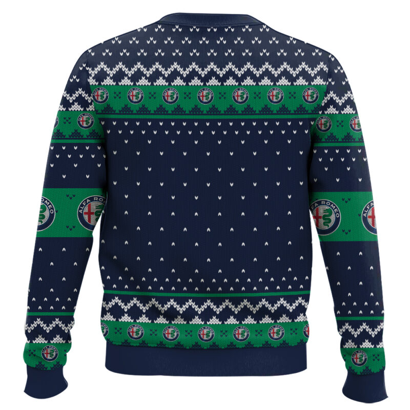 Hooktab Alfa Romeo Ugly Christmas Sweater Hooktab Alfa Romeo Ugly Christmas Sweater
