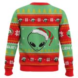 Hooktab Alien Believe Ugly Christmas Sweater