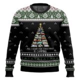 Hooktab All I Want For Christmas Is Camping Ugly Christmas Sweater