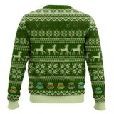 Hooktab All I Want For Christmas Is Pizza Ninja Turtles Ugly Christmas Sweater