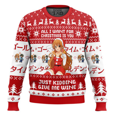 Hooktab All I Want For Christmas Is You Golden Time Ugly Christmas Sweater