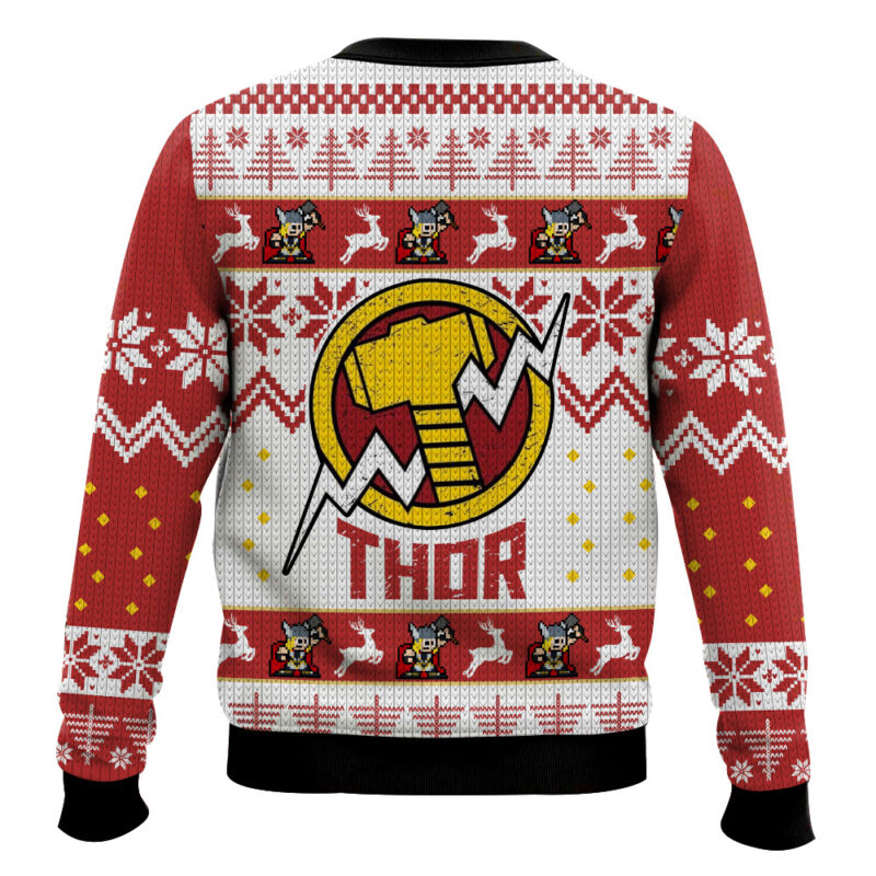Hooktab All I Want Thor Christmas Is You Marvel Ugly Christmas Sweater Hooktab All I Want Thor Christmas Is You Marvel Ugly Christmas Sweater