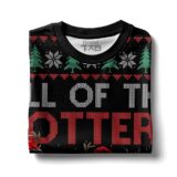 Hooktab All Of Otter Reindeer Ugly Christmas Sweater
