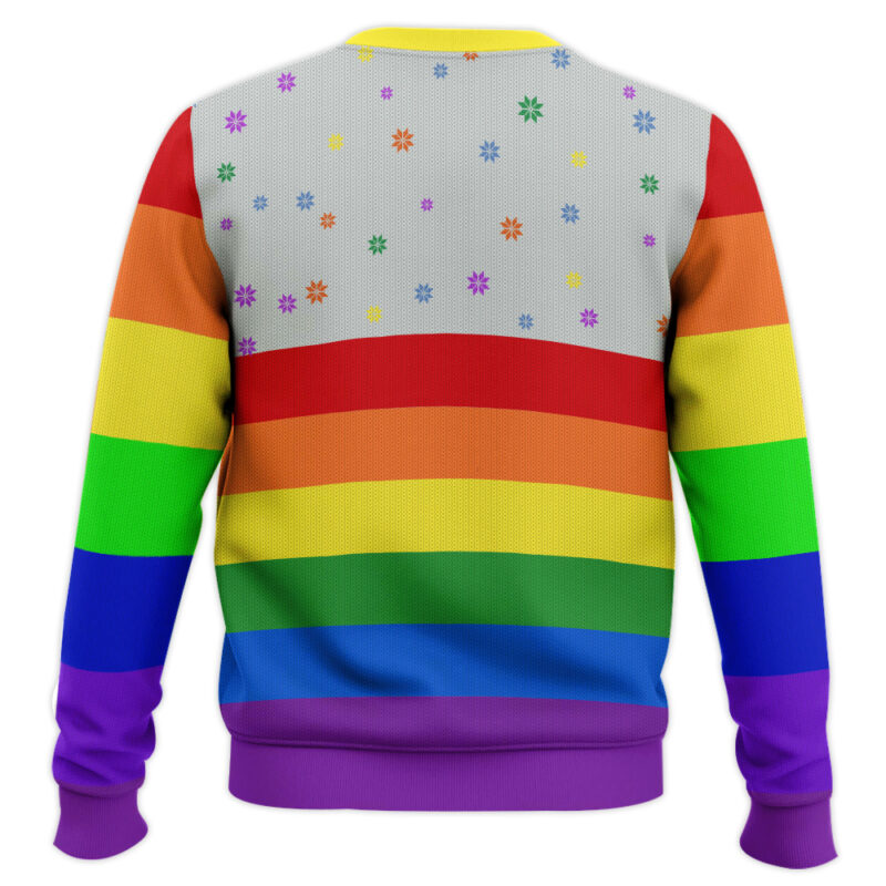 Hooktab All You Need Is Love LGBT Support Ugly Christmas Sweater Hooktab All You Need Is Love LGBT Support Ugly Christmas Sweater