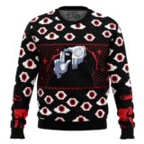 Hooktab Alucard Eyes Hellsing Ugly Christmas Sweater