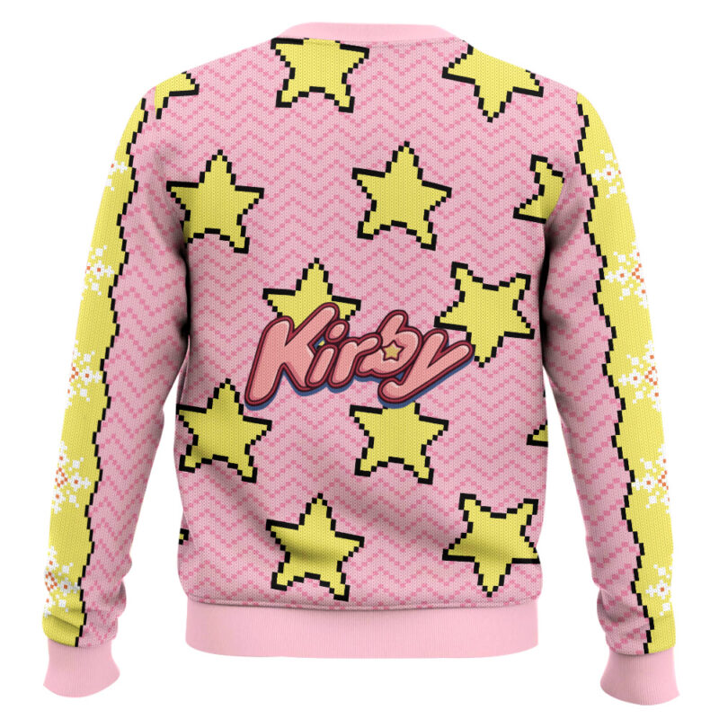 Hooktab Always Hungry Kirby's Dream Land Ugly Christmas Sweater Hooktab Always Hungry Kirby's Dream Land Ugly Christmas Sweater