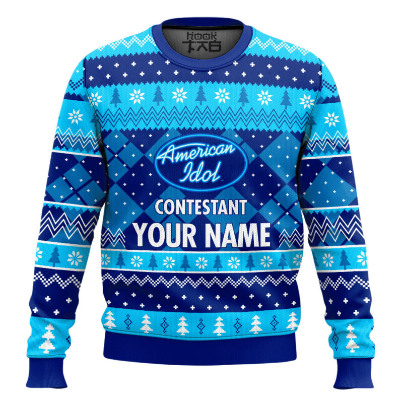 Hooktab American Idol Ugly Christmas Sweater