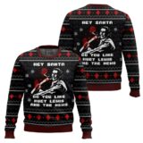 Hooktab American Santa American Psycho Ugly Christmas Sweater