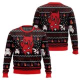 Hooktab Amnesiac Radiohead Ugly Christmas Sweater
