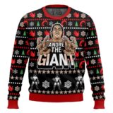 Hooktab Andre The Giant WWE Ugly Christmas Sweater