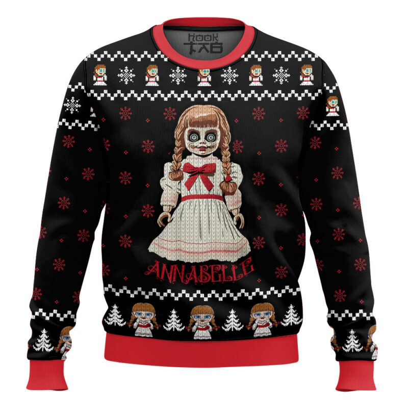 Hooktab Annabelle Ugly Christmas Sweater