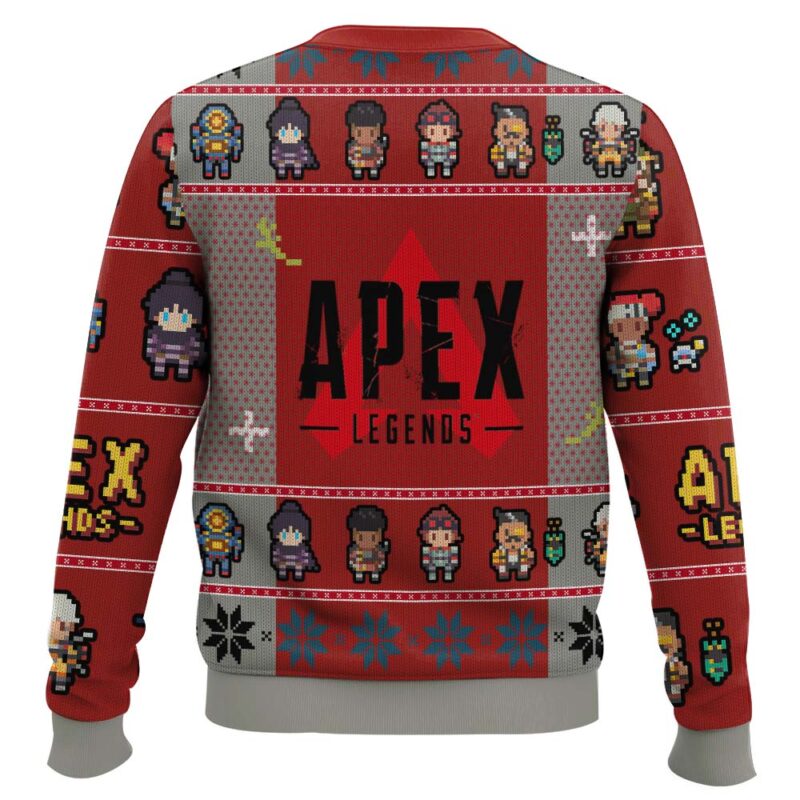 Hooktab Apex Legends Ugly Christmas Sweater Hooktab Apex Legends Ugly Christmas Sweater