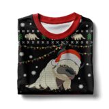 Hooktab Appa Sky Bison Yip Yip Avatar Ugly Christmas Sweater