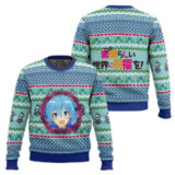 Hooktab Aqua Konosuba Ugly Christmas Sweater