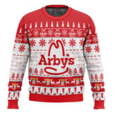 Hooktab Arby's Fast Food Ugly Christmas Sweater