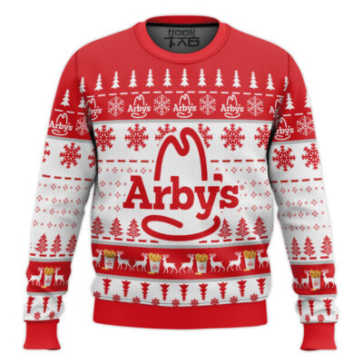 Hooktab Arby's Fast Food Ugly Christmas Sweater