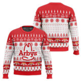 Hooktab Arby's Fast Food Ugly Christmas Sweater