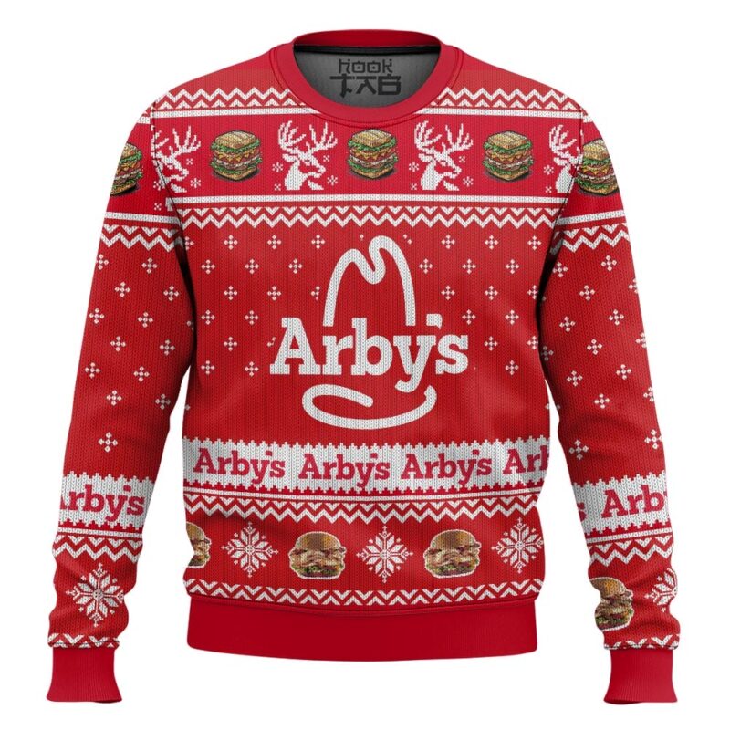 Hooktab Arby's Ugly Christmas Sweater