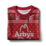 Hooktab Arby's Ugly Christmas Sweater