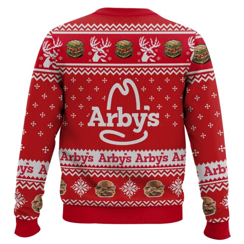 Hooktab Arby's Ugly Christmas Sweater Hooktab Arby's Ugly Christmas Sweater