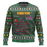 Hooktab Arcade Story Donkey Kong - Custom Name Ugly Christmas Sweater