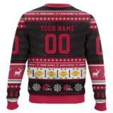 Hooktab Arizona Cardinals - Custom Name And Number Ugly Sweater