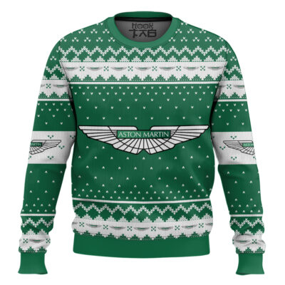 Hooktab Aston Martin Ugly Christmas Sweater
