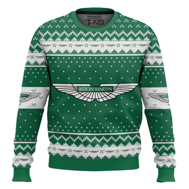 Hooktab Aston Martin Ugly Christmas Sweater