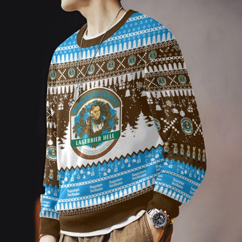 Hooktab Augustiner Bräu German Beer Ugly Christmas Sweater Hooktab Augustiner Bräu German Beer Ugly Christmas Sweater