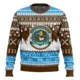 Hooktab Augustiner Bräu German Beer Ugly Christmas Sweater