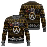 Hooktab Aura Farming Overwatch Ugly Christmas Sweater