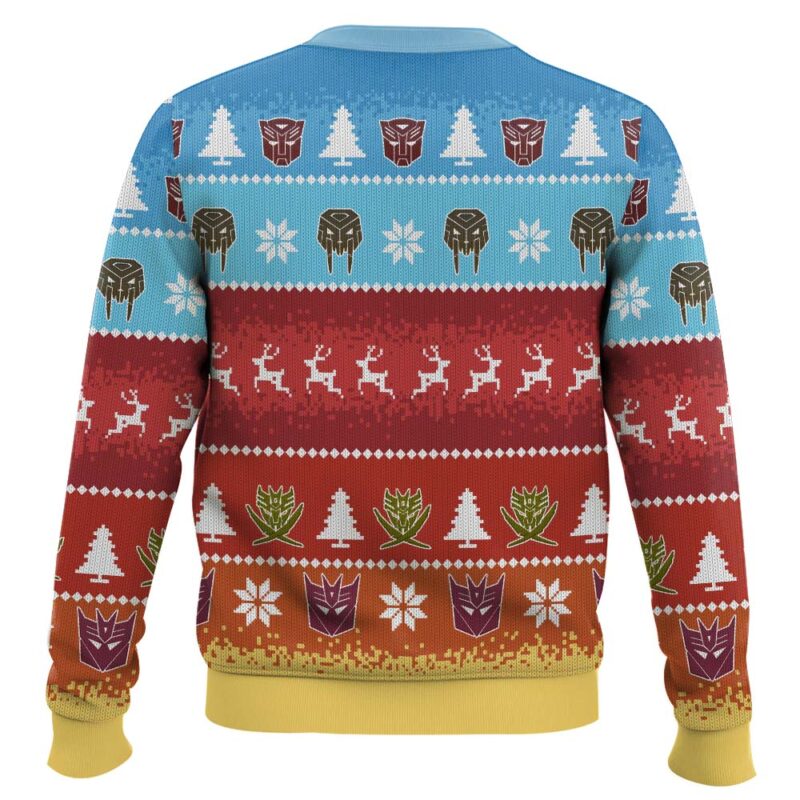 Hooktab Autobots Transformers Ugly Christmas Sweater Hooktab Autobots Transformers Ugly Christmas Sweater