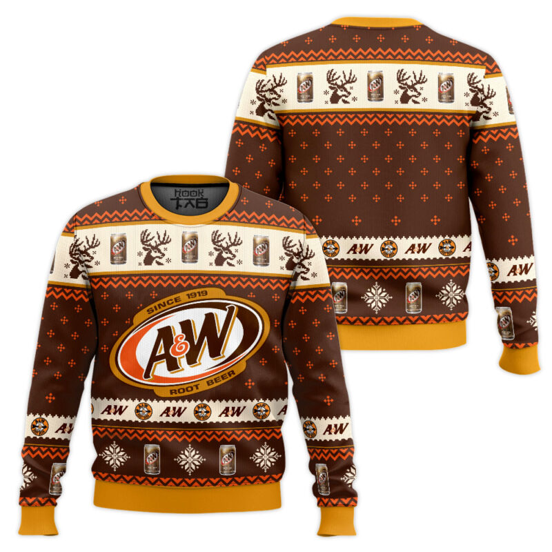 Hooktab A&W Ugly Christmas Sweater Hooktab A&W Ugly Christmas Sweater