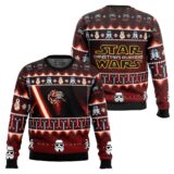 Hooktab Awakens Vader Star Wars Ugly Christmas Sweater