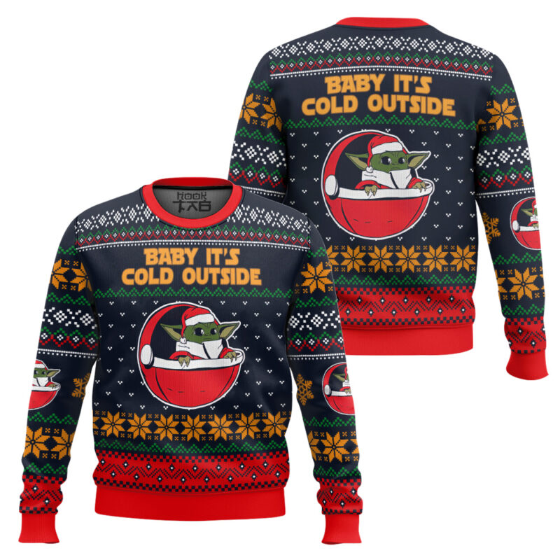 Hooktab Baby It’s Cold Outside Star Wars Ugly Christmas Sweater Hooktab Baby It’s Cold Outside Star Wars Ugly Christmas Sweater