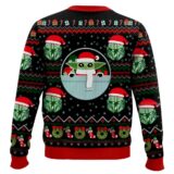 Hooktab Baby Yoda And Mandalorian Star Wars Ugly Christmas Sweater