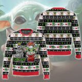 Hooktab Baby Yoda Is This Jolly Enoguh Star Wars Ugly Christmas Sweater
