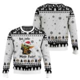 Hooktab Baby Yoda Not Today Muggle Fucker Ugly Christmas Sweater
