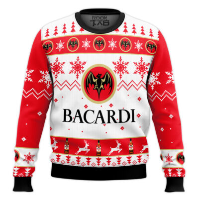 Hooktab Bacardi - Custom Name Ugly Christmas Sweater