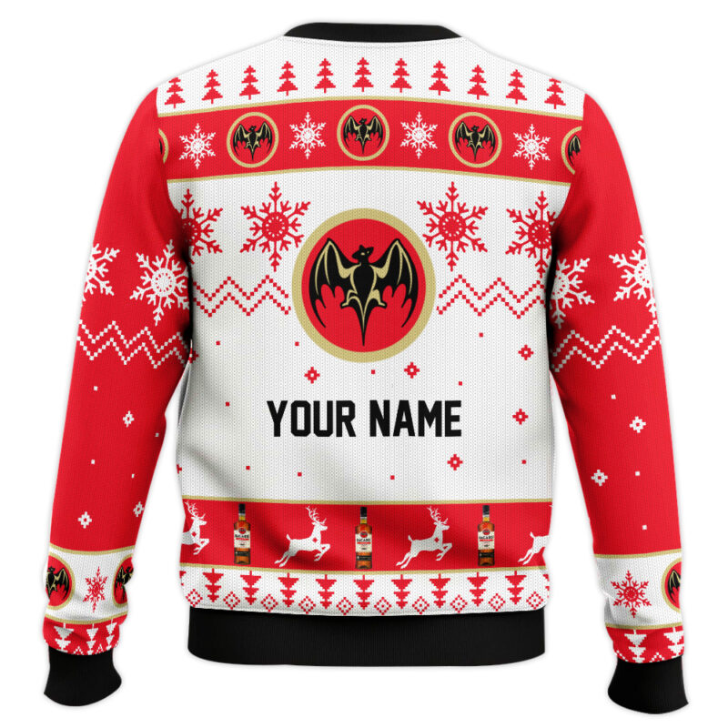Hooktab Bacardi - Custom Name Ugly Christmas Sweater Hooktab Bacardi - Custom Name Ugly Christmas Sweater