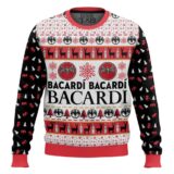 Hooktab Bacardi Rum Ugly Christmas Sweater