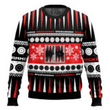 Hooktab Backgammon Board Games Ugly Christmas Sweater